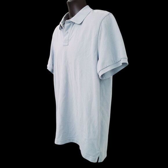 2/$20 Old Navy Light Blue Classic Fit Polo Golf Shirt Top Size: XL - Picture 2 of 8